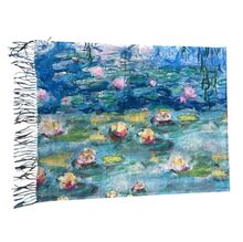 Écharpe réversible de Claude Monet Nénuphars colorés & "Les Nymphéas"