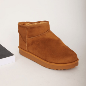 Boots d'hiver à enfiler aspect suédé à intérieur fourré taille 36-41