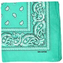 Bandana foulard 100% Coton qualité premium imprimé paisley couleur au choix