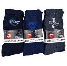 Chaussettes de sport pour les pieds sensibles couleur foncé