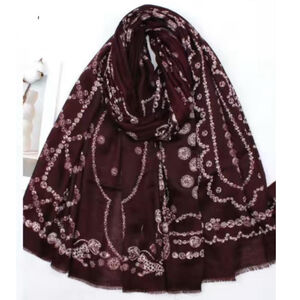 Écharpe automne patchwork aux 4 motifs géométriques - 3 pièces