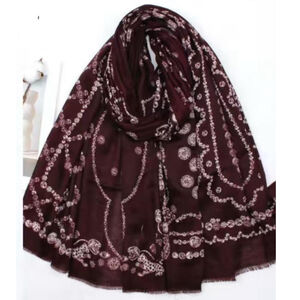 Écharpe automne patchwork aux 4 motifs géométriques - 12 pièces