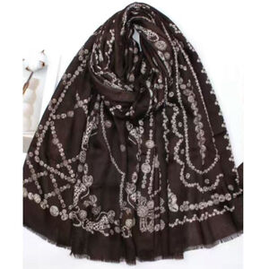 Écharpe automne patchwork aux 4 motifs géométriques - 12 pièces