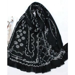 Écharpe automne patchwork aux 4 motifs géométriques - 12 pièces