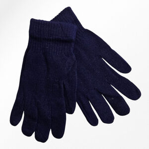 Paire de gants tricotés avec bord-côtes pour femme