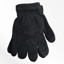 Lot de 12 paires de gants tricotés avec motifs unis pour enfant