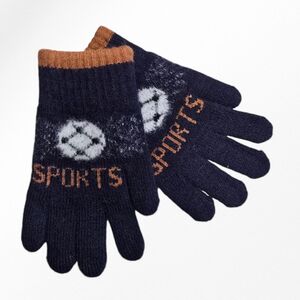 Gants épais et extensible avec décor de ballon sports