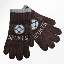 Gants épais et extensible avec décor de ballon sports