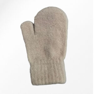 Gants moufles enfants épais et matière douce extensible unie