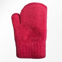 Gants moufles enfants épais et matière douce extensible unie