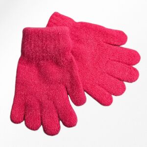 Gants enfants épais à cinq doigts en matière douce et extensible
