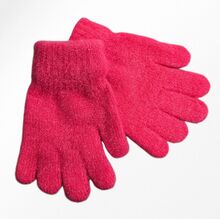Gants enfants épais à cinq doigts en matière douce et extensible