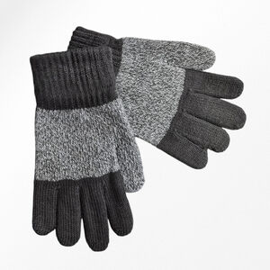 Gants pour enfants à cinq doigts séparés avec design bicolore