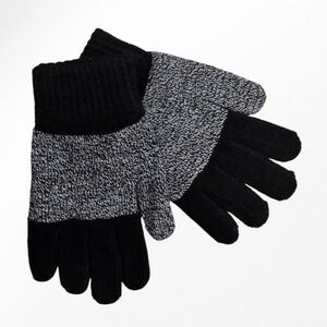 Gants pour enfants à cinq doigts séparés avec design bicolore