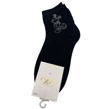 Chaussettes courtes avec motif Mickey scintillant couleur aux choix