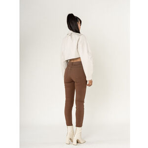 Legging stretch taille haute sans zip avec poches arrière pratiques