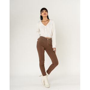 Legging stretch taille haute muni d’un zip et de poches avant/arrière