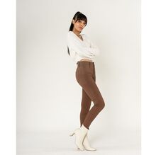 Legging stretch taille haute muni d’un zip et de poches avant/arrière