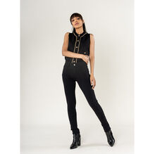 Legging stretch taille haute muni d’un zip et de poches avant/arrière