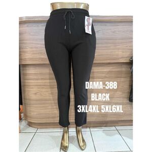 Pantalon jogging en grande taille à taille élastiquée et cordon