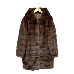 Manteau long à capuche en fausse fourrure, ultra-doux et oversize