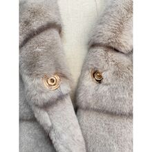 Manteau long à capuche en fausse fourrure, ultra-doux et oversize
