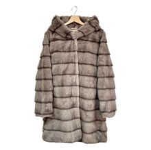 Manteau long à capuche en fausse fourrure, ultra-doux et oversize