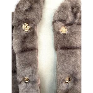 Manteau long en fausse fourrure doux au toucher avec coupe oversize