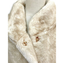 Manteau long en fausse fourrure doux au toucher avec coupe oversize