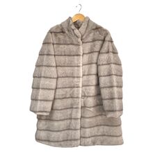 Manteau long en fausse fourrure doux au toucher avec coupe oversize