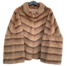 Veste en fausse fourrure au toucher très doux, imitée du vison