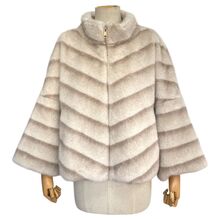 Veste en fausse fourrure au toucher très doux, imitée du vison