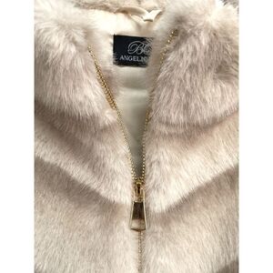 Veste en fausse fourrure au toucher très doux, imitée du vison