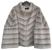 Veste en fausse fourrure au toucher très doux, imitée du vison