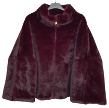 Veste en fausse fourrure au toucher très doux, imitée du vison