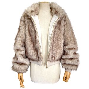 Veste en fausse fourrure façon vison, d'une douceur exceptionnelle