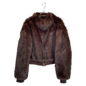 Veste en fausse fourrure façon vison, d'une douceur exceptionnelle