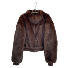 Veste en fausse fourrure façon vison, d'une douceur exceptionnelle