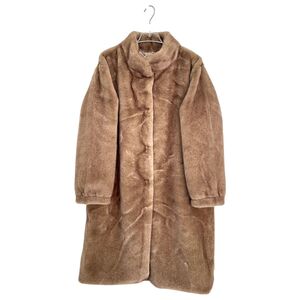 Long manteau en fausse fourrure façon vison, d'une incroyable douceur