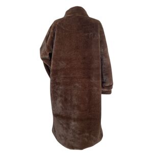 Long manteau en fausse fourrure façon vison, d'une incroyable douceur