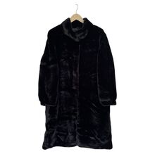 Long manteau en fausse fourrure façon vison, d'une incroyable douceur