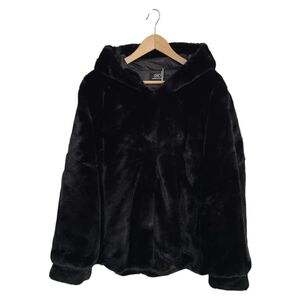 Veste à capuche en fausse fourrure, façon vison, au toucher incroyablement doux