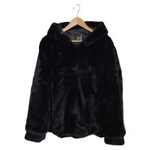 Veste à capuche en fausse fourrure, façon vison, au toucher incroyablement doux