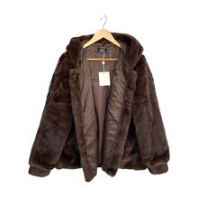 Veste à capuche en fausse fourrure, façon vison, au toucher incroyablement doux