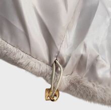 Veste sans manches en fausse fourrure très douce imitant le vison