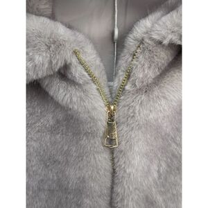 Veste sans manches en fausse fourrure très douce imitant le vison