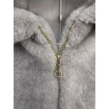 Veste sans manches en fausse fourrure très douce imitant le vison