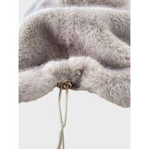 Veste sans manches en fausse fourrure très douce imitant le vison