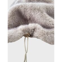 Veste sans manches en fausse fourrure très douce imitant le vison