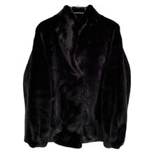 Veste en fausse fourrure effet vison  avec un toucher d'une grande douceur